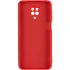 Цветной силиконовый чехол GETMAN с закрытой камерой на Xiaomi Redmi Note 9s / Note 9 Pro / Note 9 Pro Max – Красный / Red. Фото 6 из 8