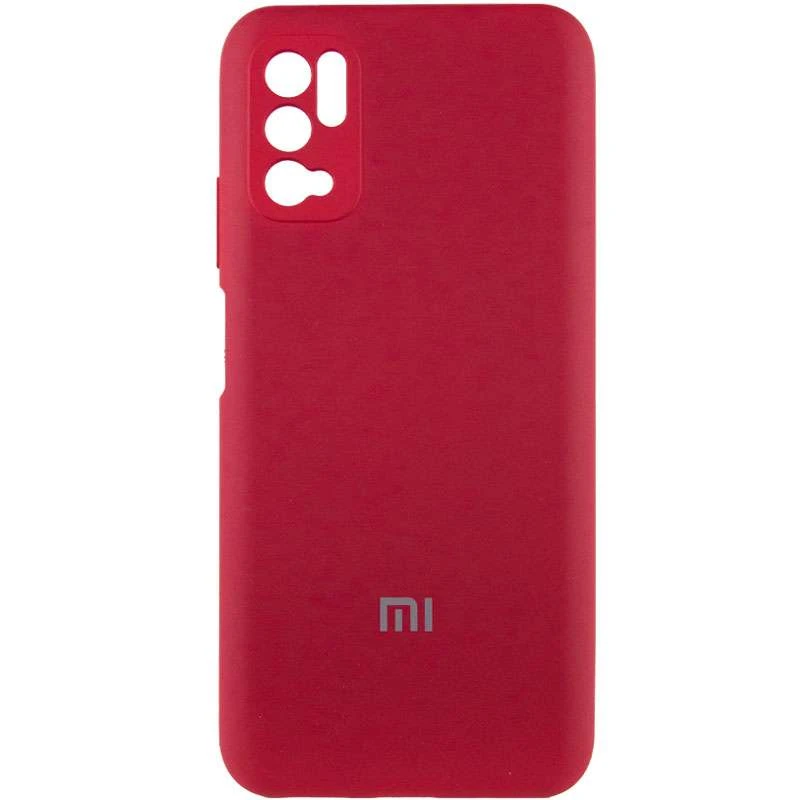 

Чохол Silicone Case з закритим низом та захистом камери на Xiaomi Redmi Note 10 5G (Червоний / Rose Red)