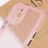 Карбоновий кольоровий силіконовий чохол на Apple iPhone 11 Pro (5.8") – Рожевий / Прозорий. Фото 7 з 8