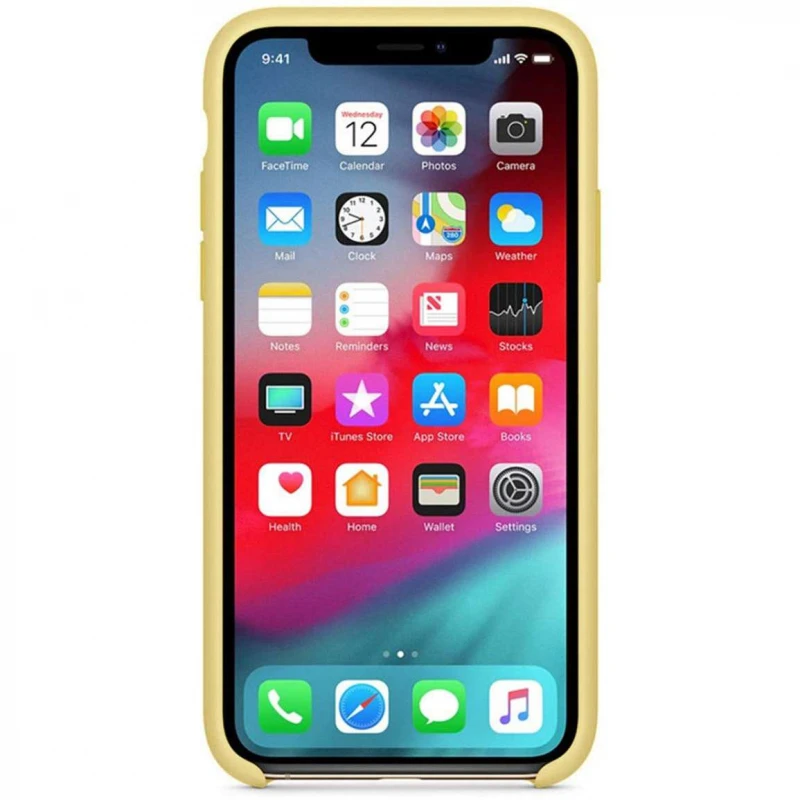 Чехол Silicone Case без лого для Apple iPhone 11 Pro (5.8") – Желтый / Yellow. Фото 2 из 3