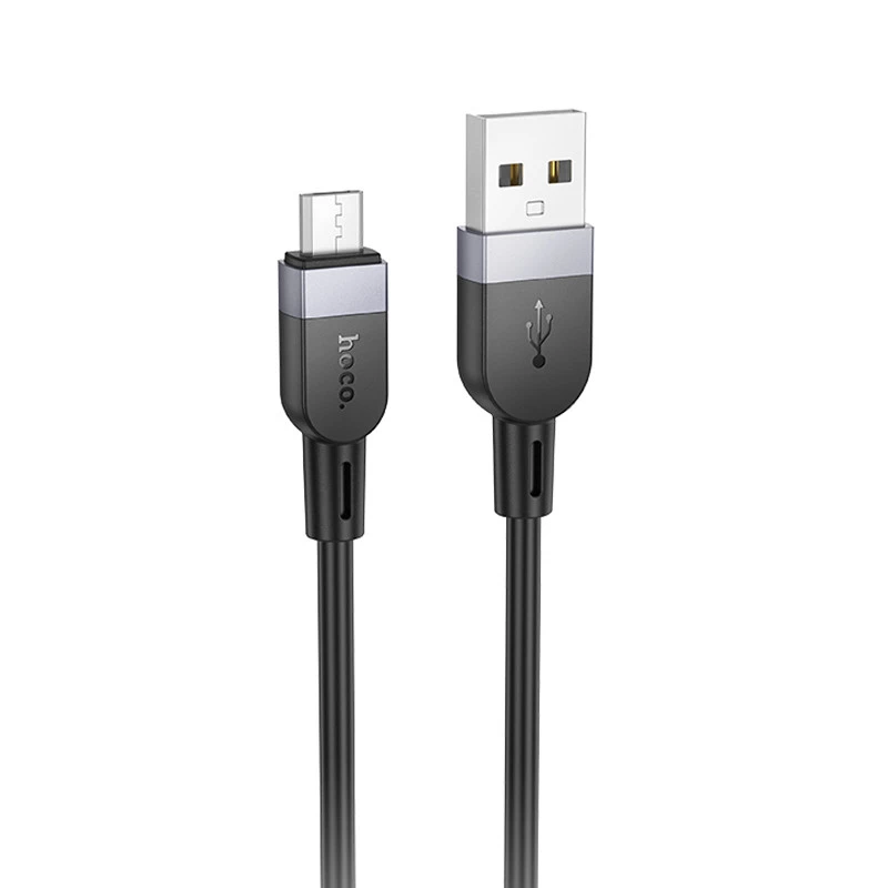 Дата кабель Hoco X109 Energy silicone USB to MicroUSB (2m) – Black. Фото 1 з 5