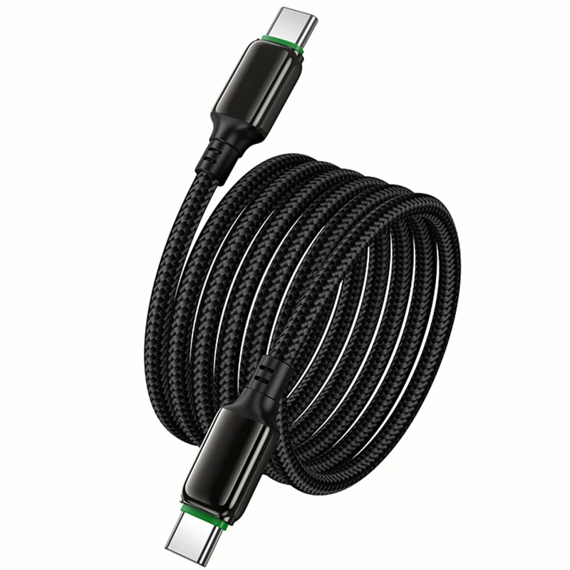 Дата кабель Hoco X127 Exceed Type-C to Type-C 60W (1m) – Black. Фото 3 з 6