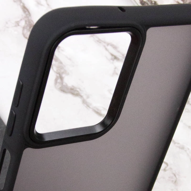 Чохол TPU+PC Lyon Frosted на Oppo A3 4G – Black. Фото 5 з 6