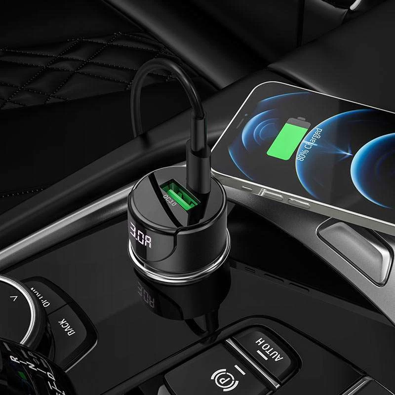 АЗУ Hoco Z42 PD 20W + QC3.0 (1USB/3A) – Серый. Фото 4 из 5