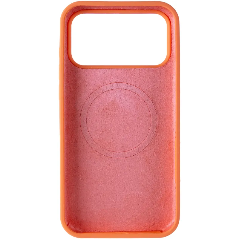 Чехол Silk Duo Color (AA) NO LOGO with Magnetic Fit для Apple iPhone 17 Pro Max (6.9") – Orange. Фото 3 из 5