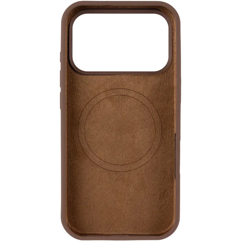 Чехол Silk Full Protective (AA) NO LOGO для Apple iPhone 17 Pro (6.3") – Коричневый / Brown. Фото 5 из 7