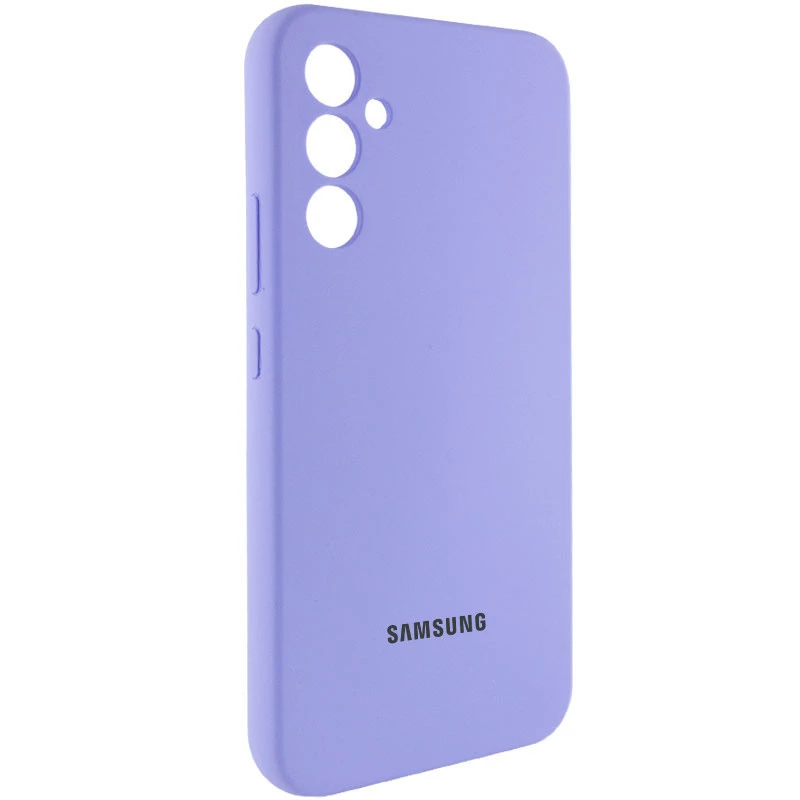 Чохол Silicone Case Lakshmi Premium L з закритою камерою на Samsung Galaxy S24 FE – Бузковий / Dasheen. Фото 2 з 7