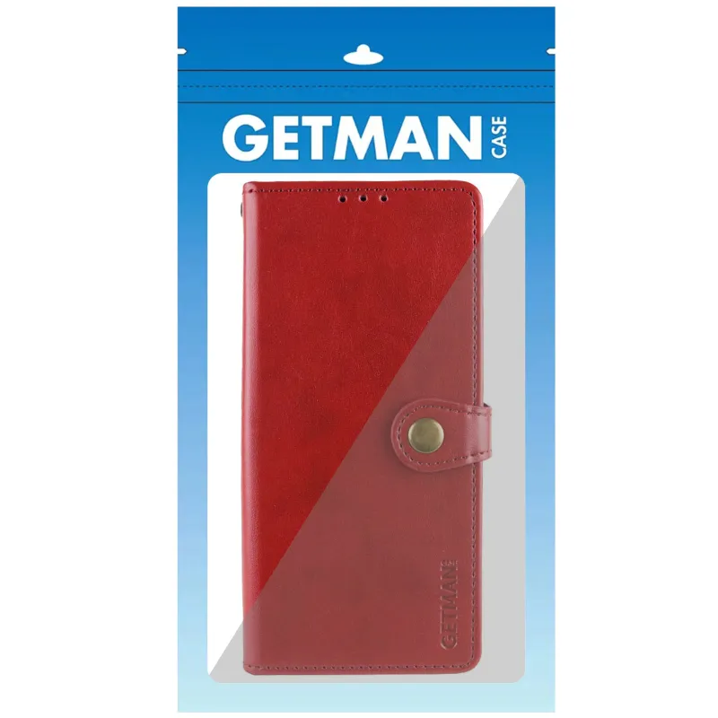 Чохол-книжка GETMAN Gallant  на Xiaomi Redmi Note 10 5G – Червоний. Фото 6 з 6