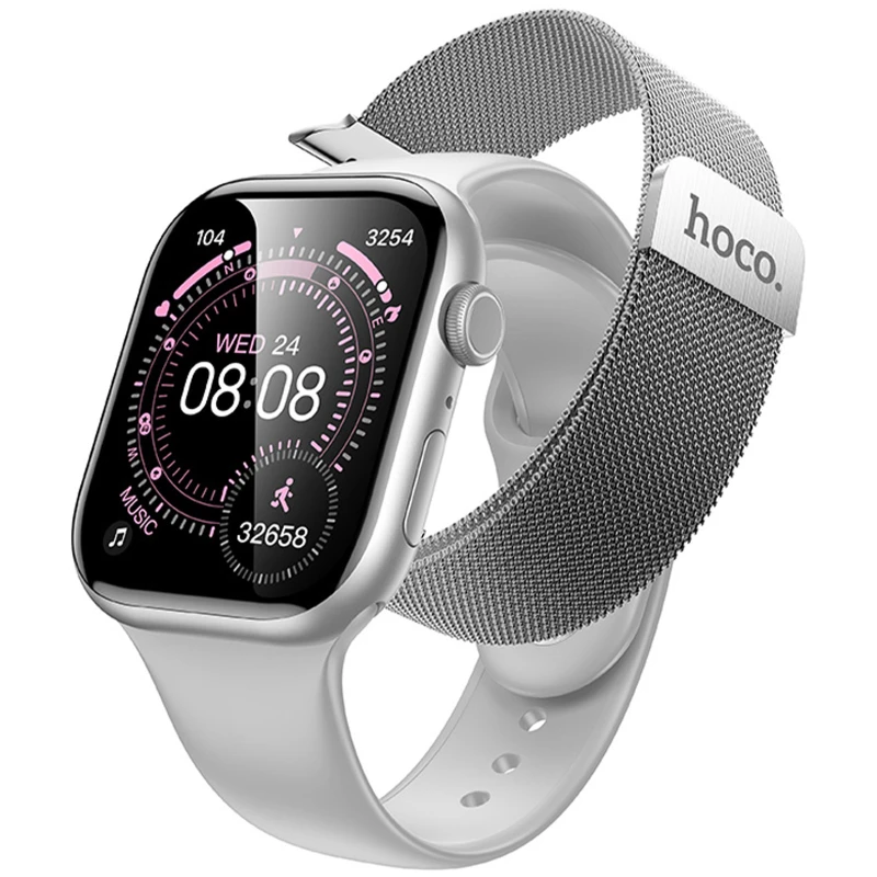 Смарт-часы Hoco Y42 Smart sports watch (call version) – silver. Фото 1 из 3