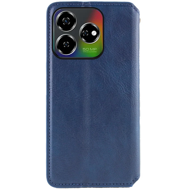 Чохол книжка GETMAN Cubic для ZTE Nubia V60 – Синій. Фото 4 з 7