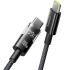 Дата кабель Baseus Display 2 Type-C to Type-C 100W (1m) (P10382702) – Cosmic Black. Фото 3 из 5