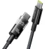 Дата кабель Baseus Display 2 Type-C to Type-C 100W (2m) (P10382702) – Cosmic Black. Фото 3 з 5
