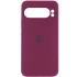 Чехол Silicone Case Lakshmi Premium L с закрытой камерой для Google Pixel 9 Pro – Бордовый / Plum. Фото 2 из 5
