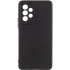 Кольоровий силіконовий чохол GETMAN із закритою камерою для Samsung Galaxy A33 5G – Чорний / Black. Фото 1 з 10