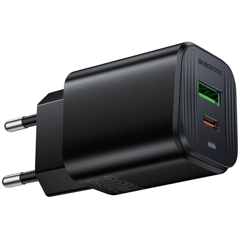 МЗП Borofone BAS83A Star PD20W+QC3.0 (1USB-A/1C) – Black. Фото 3 з 3