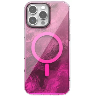 Силіконовий чохол Shiny Mountain (MagFit) для Apple iPhone 17 Pro Max (6.9") — Pink