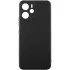 Цветной силиконовый чехол с защитой камеры для Xiaomi Redmi Note 14 4G (Europe version) – Черный / Black. Фото 1 из 3