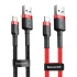 Дата кабель Baseus Cafule Lightning Cable 2.4A (0.5m) (CALKLF-A) фото 1 з 1