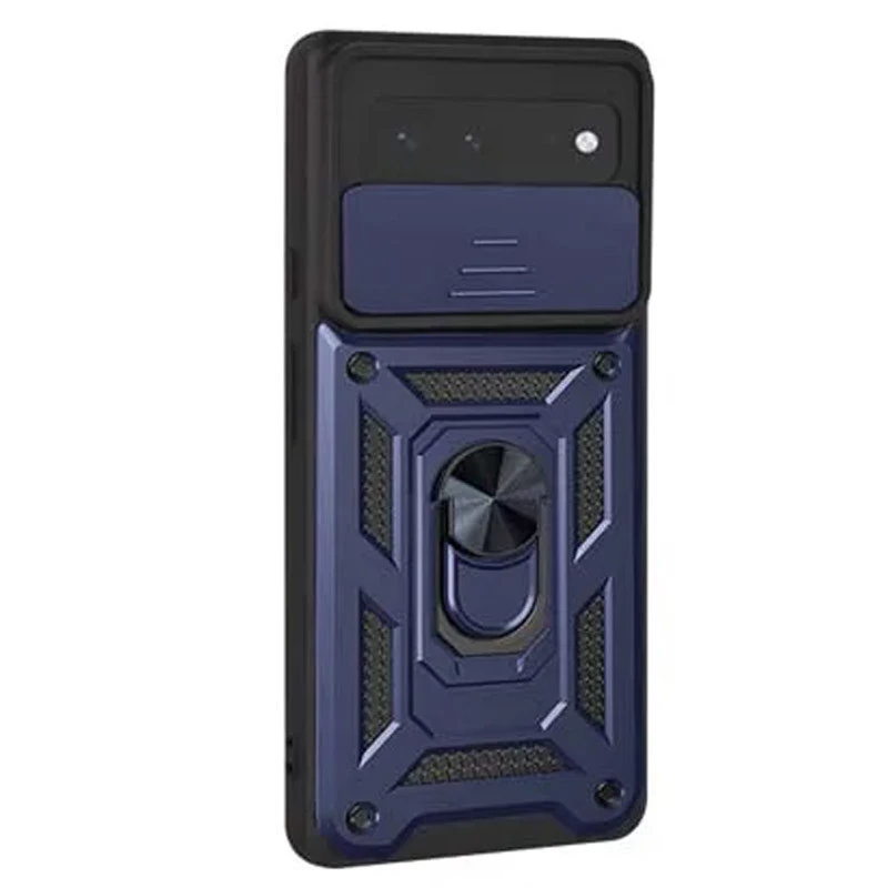 Протиударний чохол Serge Ring з захистом камери на Google Pixel 6 – Синій. Фото 3 з 3