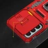 Ударостійкий чохол Square Ring зi шторкою на камеру на Samsung Galaxy A25 5G – Червоний / Red. Фото 9 з 11