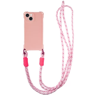 Силиконовый чехол CrossBody со шнурком для Apple iPhone 14 (6.1") фото 1 из 10