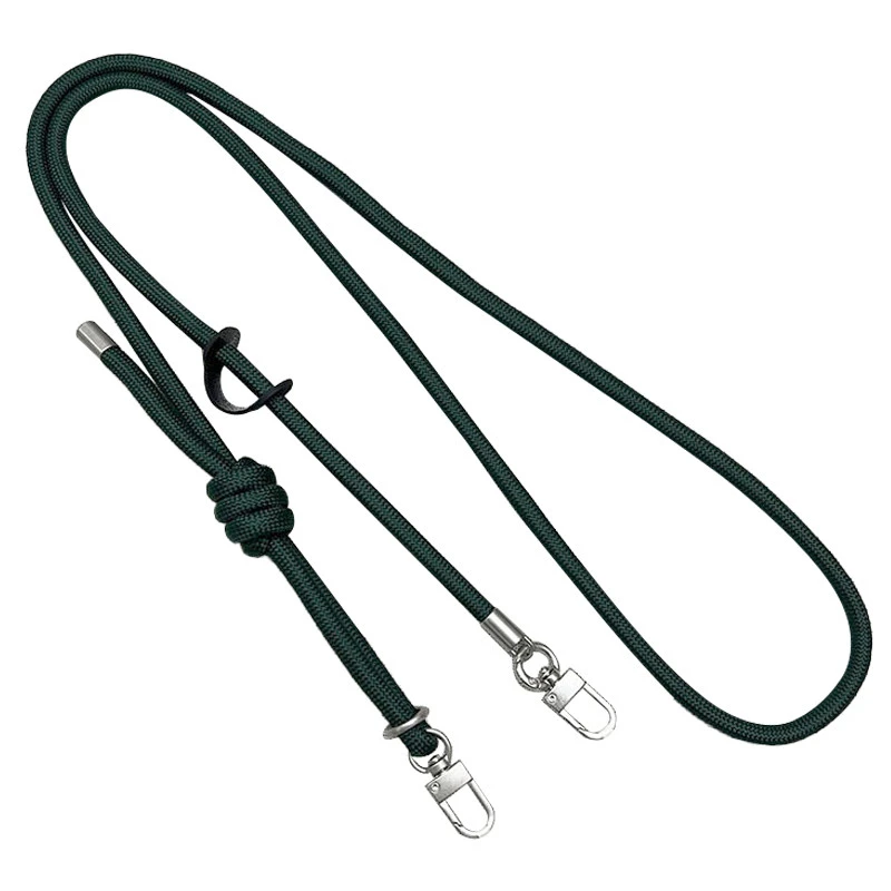 Шнурок с двумя креплениями (8мм) 150см – Dark Green. Фото 2 из 3