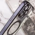 Хромовий TPU чохол з MagSafe на Apple iPhone 15 Pro (6.1") – Black. Фото 5 з 6