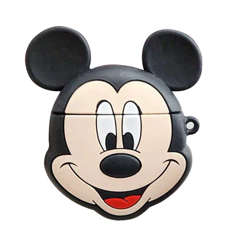 

Силіконовий футляр Disney series для навушників AirPods 1/2 + карабін (Міккі Маус)