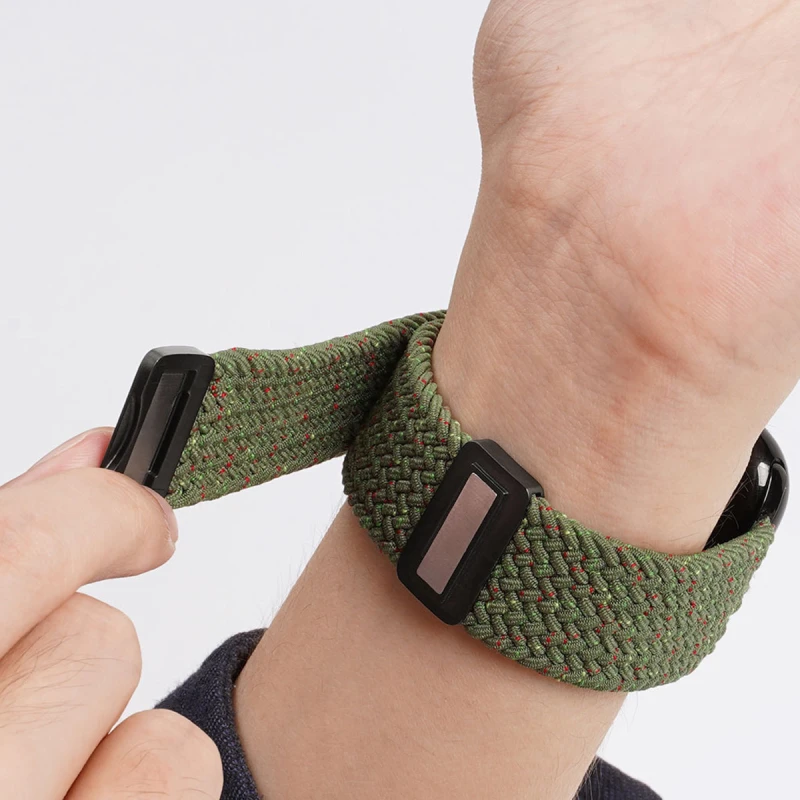 Ремінець Dux Ducis Mixture Ultra для Apple Watch 42(ser.1-3)/44/45/46/49mm – Starry Olive. Фото 4 з 8