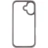 TPU+PC с металлическими кнопками для Apple iPhone 17 (6.3") – Серый / Grey. Фото 5 из 8