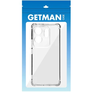 Ультратонкий силиконовый чехол GETMAN с крытыми бортами та камерою на Infinix Zero 30 4G фото 1 из 5