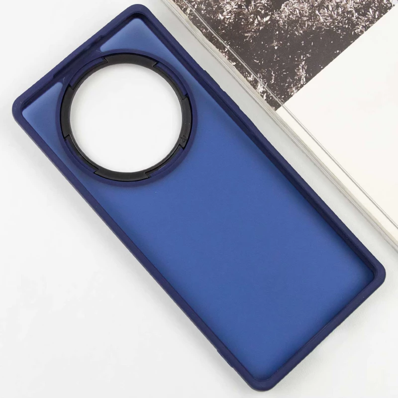 Чохол TPU+PC Lyon Frosted на Xiaomi Redmi 14C / Poco C75 – Синій / Navy Blue. Фото 3 з 5