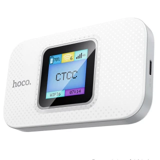Портативний маршрутизатор (роутер) Hoco DQ12 2100 mAh фото 1 з 1