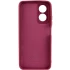 Чохол Silicone Case Lakshmi з закритою камерою на Oppo A17 – Бордовий / Marsala. Фото 2 з 4
