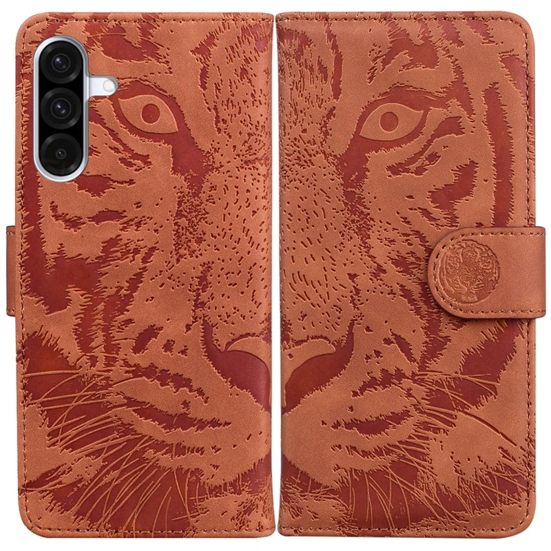 Шкіряний чохол-книжка Tiger для Samsung Galaxy A57 5G – Brown. Фото 7 з 7