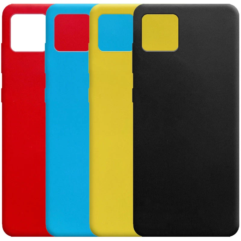 Кольоровий силіконовий чохол на Realme C11 фото 2 з 2