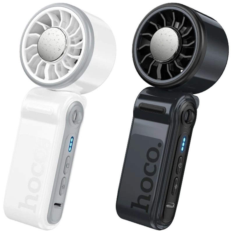 Портативный вентилятор Hoco HX604 handheld folding fan 3000 mAh фото 1 из 1