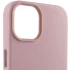 Кожаный чехол Leather Case с MagSafe для Apple iPhone 14 (6.1") – Sand Pink. Фото 5 из 9
