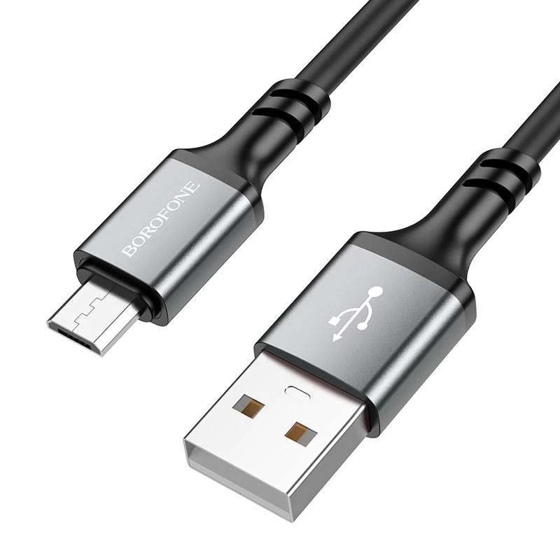 Дата кабель Borofone BX83 Famous USB to Micro-USB – Black. Фото 2 з 4
