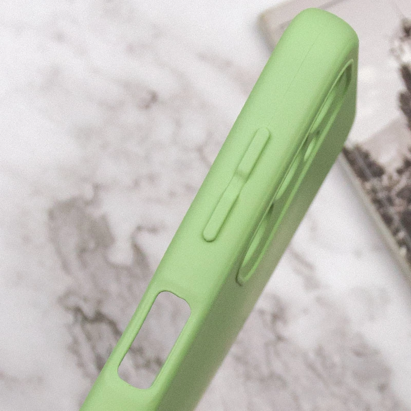 Чохол Silicone Case Lakshmi з закритою камерою на Samsung Galaxy M14 5G – Зелений / Pistachio. Фото 10 з 10