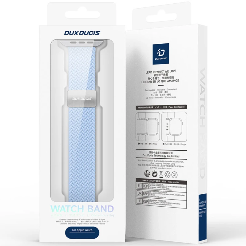 Ремінець Dux Ducis Mixture Ultra для Apple Watch 38/40/41/42mm(ser.10) – Light Blue. Фото 6 з 8