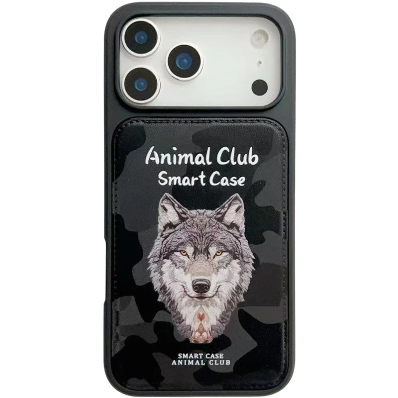 TPU+PC чохол Animal Club для Apple iPhone 17 Pro Max (6.9") – Black. Фото 2 з 3