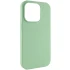Чохол з закритим низом Silicone Case на Apple iPhone 13 Pro Max (6.7") – Зелений / Pistachio. Фото 7 з 7