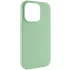 Чехол с закрытым низом Silicone Case для Apple iPhone 15 Pro (6.1") – Зеленый / Pistachio. Фото 7 из 7