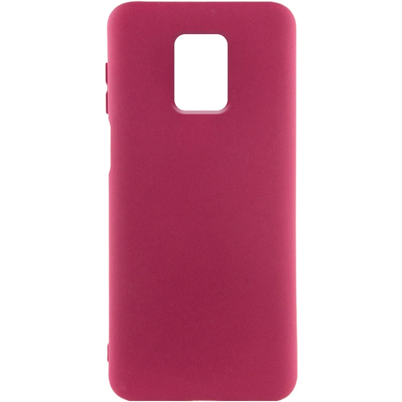 Чохол Silicone Case Lakshmi Elit на Xiaomi Redmi Note 9s / Note 9 Pro / Note 9 Pro Max – Бордовий / Marsala. Фото 2 з 2