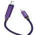 Дата кабель Hoco U125 Benefit 27W Type-C to Lightning (1.2m) – Purple. Фото 3 з 5