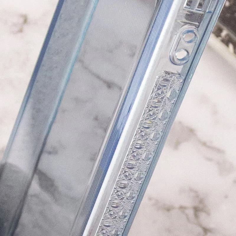 Силіконовий чохол з візерунком на Xiaomi Redmi 12C / Poco C55 – Блакитний. Фото 6 з 7