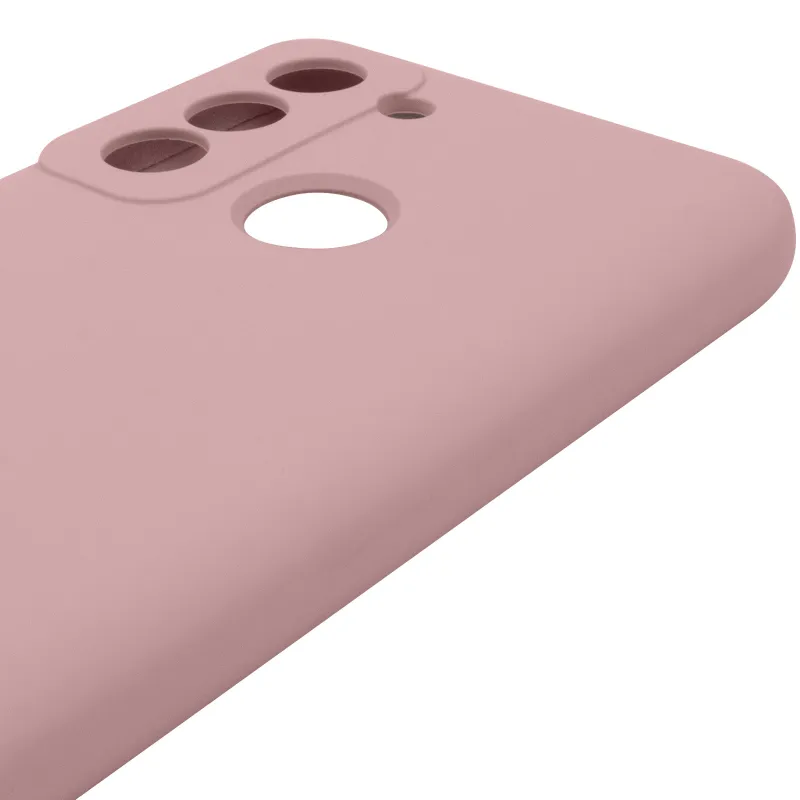 Чехол Silicone Case Lakshmi Premium з закритою камерою на TECNO Pop 5 LTE – Розовый / Pink Sand. Фото 7 из 8