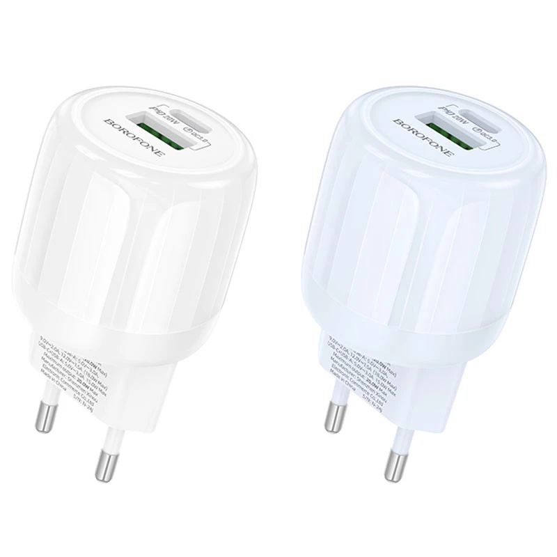 МЗП Borofone BA93A Lustrous PD20W+QC3.0 (1USB-A/1C) фото 1 з 1