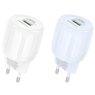 СЗУ Borofone BA93A Lustrous PD20W+QC3.0 (1USB-A/1C) фото 1 СЗУ Borofone BA93A Lustrous PD20W+QC3.0 (1USB-A/1C) фото 1 из 1
